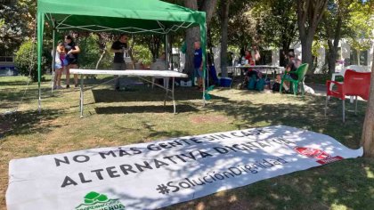 #CampamentoDignidad: las 18 familias desahuciadas en Móstoles siguen sin solución habitacional