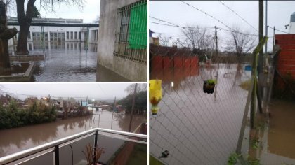 Garro y Kicillof lo hicieron: un nuevo temporal deja cientos de familias sin nada