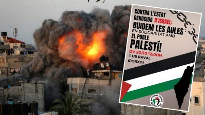 Contra el Estado genocida de Israel: este 20 de octubre vaciemos las aulas en solidaridad con el pueblo palestino