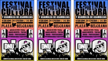 Asamblea y festival por la cultura en Jujuy