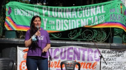 Luana Simioni: "Es en las calles donde se conquistan nuestros derechos"