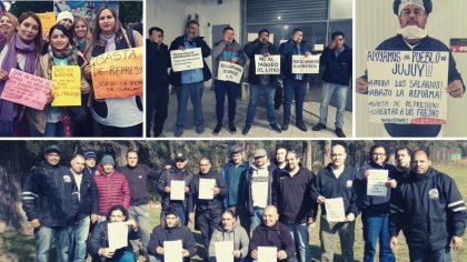 La lucha de Jujuy en fábricas y lugares de trabajo de la zona norte