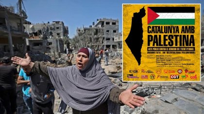 BARCELONA l La comunidad universitaria organiza un acto contra el genocidio en Palestina