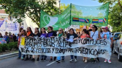 La Plata: marcha en el Día Internacional de Lucha contra la Violencia Machista