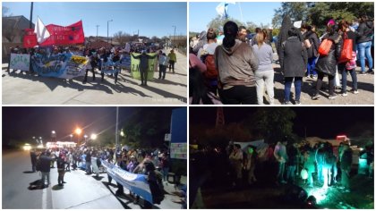 Otra jornada de movilizaciones en toda la provincia de Jujuy a pesar del paro de transportes