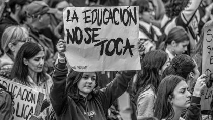 Las docentes al frente en este Encuentro Plurinacional de Mujeres y Diversidades