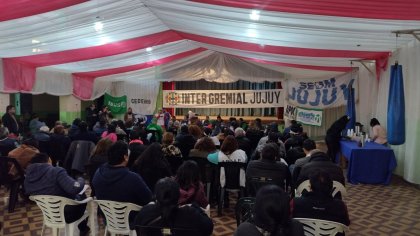 Plenario de trabajadores resolvió movilizar contra la Ley Bases