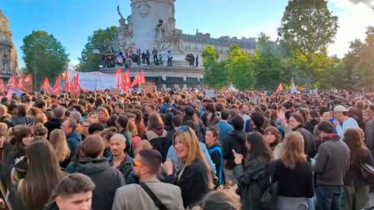 La juventud francesa sale a las calles contra la extrema derecha