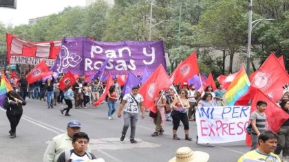 A 52 años del Halconazo, marcha con la Agrupación Juvenil Anticapitalista. 