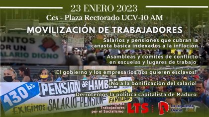 23-E: la clase trabajadora se moviliza en todo el país para redoblar la lucha por el salario y derechos contractuales