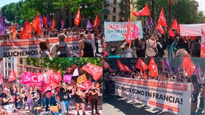 1 de Mayo | En el Estado español salimos a las calles contra la guerra y la explotación capitalista: ¡Luchemos como en Francia!