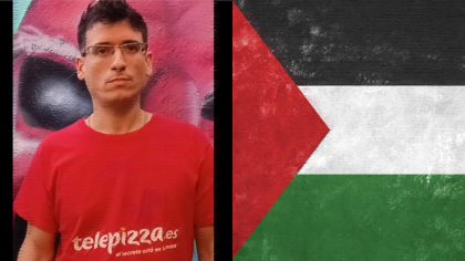 Apoyo de lxs trabajadorxs de CGT Telepizza en Zaragoza al llamamiento de los sindicatos palestinos