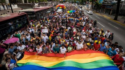 Una multitud se movilizó en la XXII marcha del orgullo en Caracas