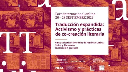 Foro Internacional online de activismos literarios en la antesala del Filba 2022