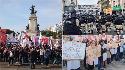 Contra el hambre y el ajuste: carpa frente al Congreso y movilización en Puente Pueyrredón