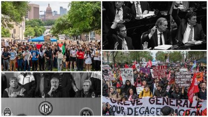 Lo viejo o lo nuevo: la decadente política capitalista o la juventud que se rebela en todo el mundo