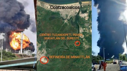 Veracruz: Dos incendios en Pemex, al menos 8 trabajadores lesionados