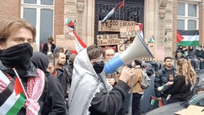 Francia: estudiantes vuelven a ocupar universidad de Ciencias Políticas en solidaridad con Palestina