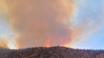 Volvió la temporada de incendios forestales y se extienden sobre la Región Metropolitana