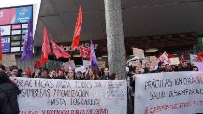 [VÍDEOS Y ENTREVISTAS] Así está siendo la Huelga de la FP sociosanitaria en Madrid