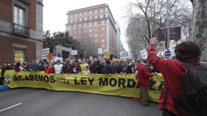 9 años y dos gobiernos "progresistas" después, la Ley Mordaza sigue sin ser derogada