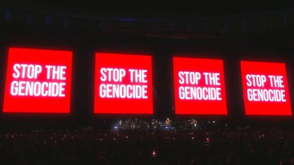 Roger Waters en Argentina y un claro mensaje: alto al genocidio 