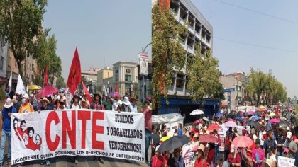 ¡Queremos solución, no queremos represión por participar en la lucha magisterial!