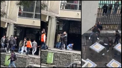 Autoridades de la Facultad de Contaduría y Administración de la UNAM golpean estudiantes