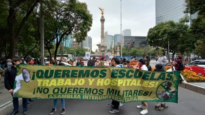 Estudiantes toman las calles por derecho a la educación pública y gratuita