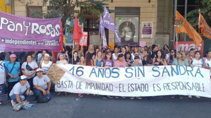 Vigilia y concentración para exigir justicia por Sandra Ayala Gamboa en La Plata