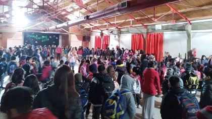 Centenario. Vuelta a clases en la escuela 59, luego de una gran lucha