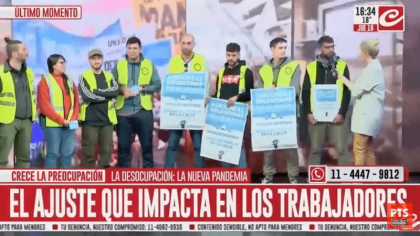 Trabajadores de GPS: "La lucha se sostiene por la solidaridad de obreros y estudiantes"