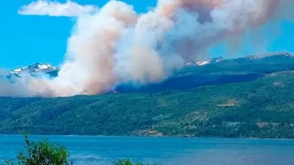 Chubut: Incendio forestal arrasó casi 600 hectáreas en el Parque Nacional Los Alerces