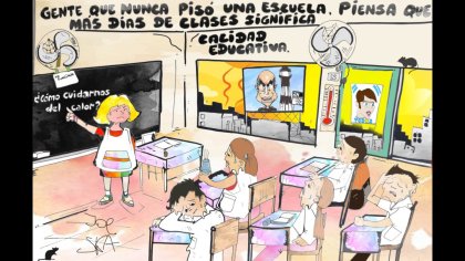 Comienzo anticipado de clases: la calidad educativa y los chiques derretidos