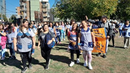 La Matanza: masiva movilización de docentes de nivel inicial contra la violencia en las escuelas