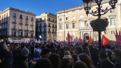 Dos días de huelga de Educación y Sanidad en Catalunya 