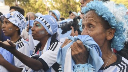 [Imágenes] Así se festejó el triunfo de la Scaloneta ante Croacia en la ciudad de Buenos Aires