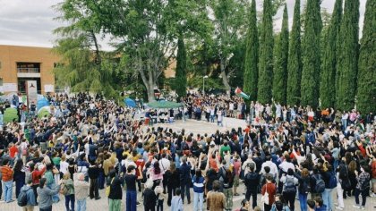 Madrid: más de 1000 estudiantes, trabajadores y organizaciones sociales en el acampe por Palestina