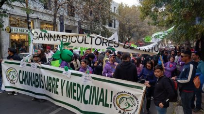 Mendoza se plantó por la legalización de la marihuana