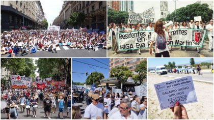 Por salario, condiciones laborales y la salud pública: una marea blanca recorre el país