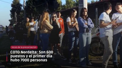 [Video] Testimonios de jóvenes para conseguir un trabajo en el Coto de Nordelta