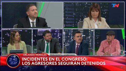 Periodista de Cadena 3 desmintió a Bullrich en vivo, pero ella insistió con su campaña sucia