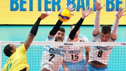 Brasil dejó afuera a Argentina en el Mundial de Voley 