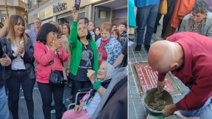 Con la presencia de Nora Cortiñas y Alejandrina Barry, se homenajeó a desaparecidos del INDEC