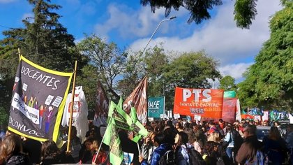 Alto acatamiento al paro y movilización de docentes, estatales y médicos