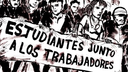 Juventud ¡luchemos junto a los trabajadores por una vida digna! 