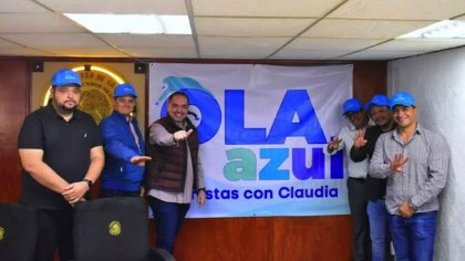 Acomodaticios, panistas de Ola Azul apoyan a Claudia Sheinbaum