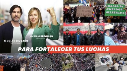 Gran tuitazo en apoyo a Myriam Bregman y Nicolás del Caño: #LevantáLaIzquierda fue primera tendencia