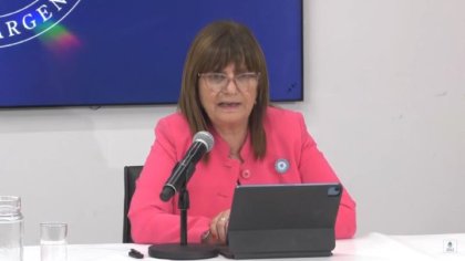 Bullrich habla de "golpe de Estado moderno" para criminalizar a trabajadores, jóvenes y la izquierda