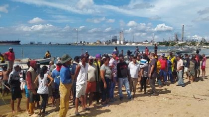 PDVSA es responsable: pescadores de Falcón protestan ante derrames petroleros